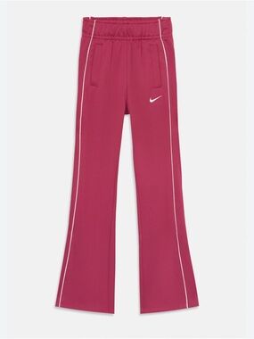 Nike Girls Track Pants Size M Slim Fit Straight Leg Color Sweet Beet New W/ Tags